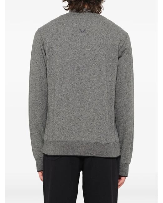 KENZO Gray Tiger-Patch Bomber Jacket for men