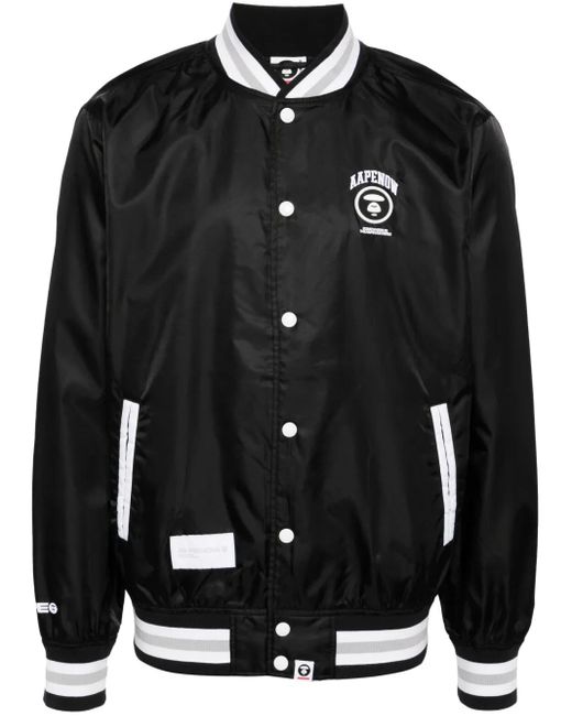 Aape By A Bathing Ape Bomberjacke Mit Gestreiftem Detail in Black für Herren