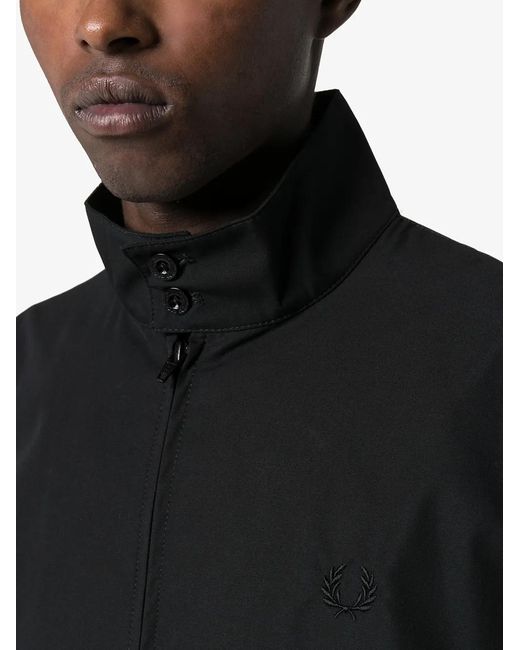 Fred Perry Black Harrington Bomber Jacket for men