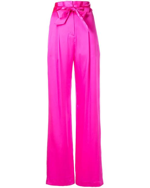 Michelle Mason High Waist Broek in het Pink