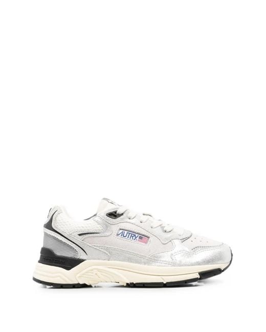 Autry White Hyperway Low Lamsue/Mesh
