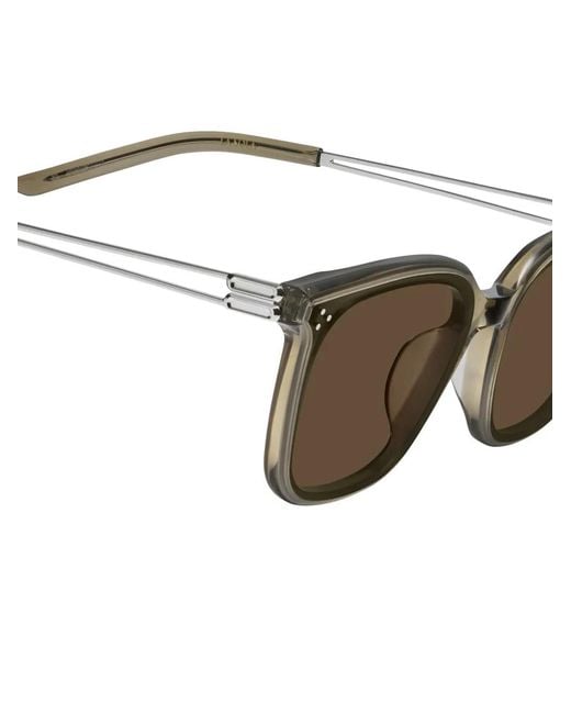 Gentle Monster Gray La Sola Kc6 Square-Frame Sunglasses
