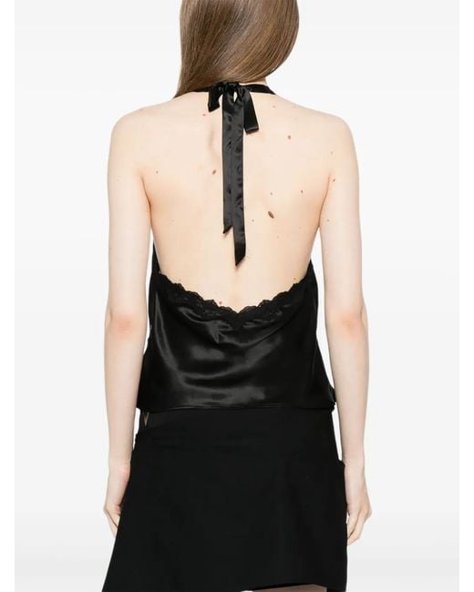 Reformation Black Monica Top