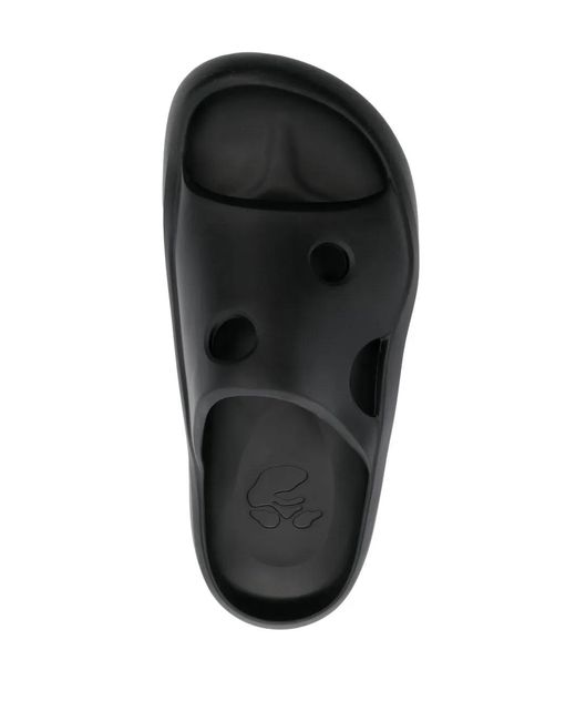 Off-White c/o Virgil Abloh Black Meteor Rubber Pool Slides