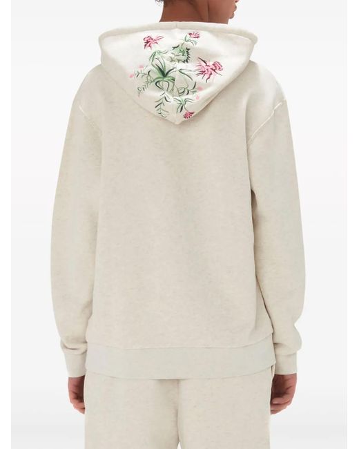 J.W. Anderson Gray Beige Cotton Hoodie for men