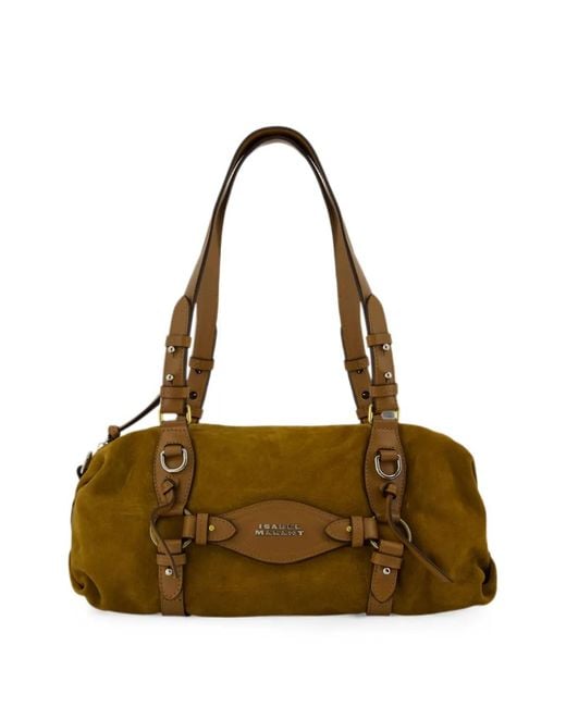 Borsa A Spalla Mini di Isabel Marant in Metallic
