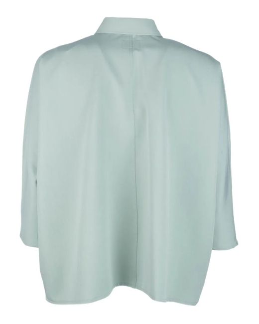 Cruna Blue Button-Up Shirt