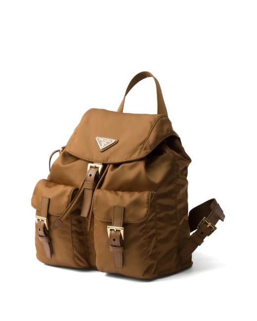 Prada Brown Small Re-Edition 1978 Backpack for men