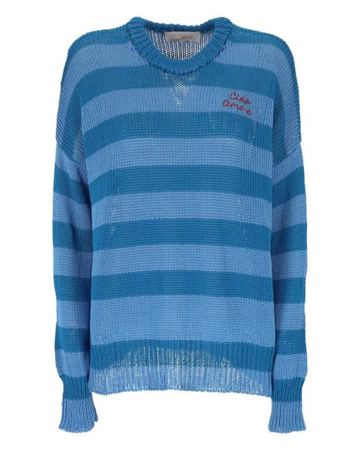 Pull À Rayures Giada Benincasa en coloris Blue