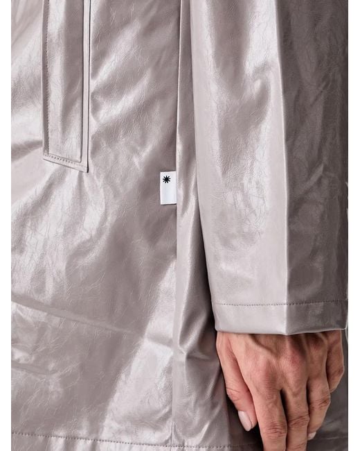 Rains Brown A-Line Hooded Raincoat