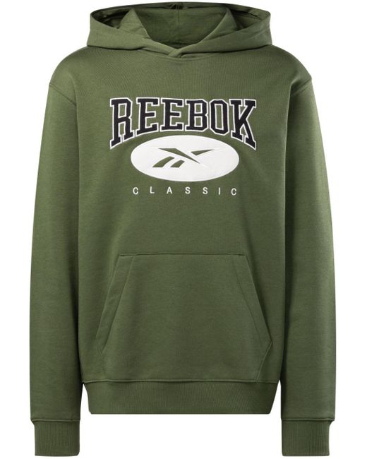 Reebok classic hoodie womens green deals