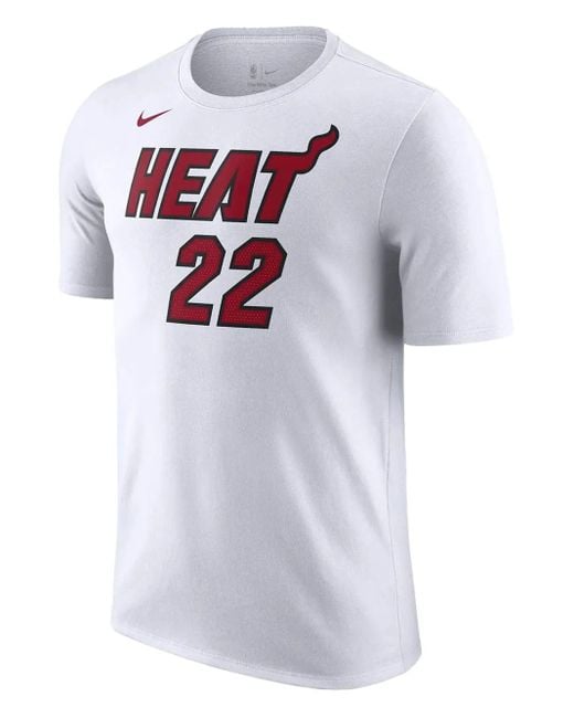 Nike White X Nba Miami Heat T-Shirt for men