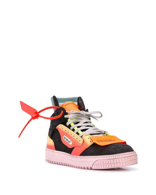 Off-White c/o Virgil Abloh Lace Off Court Security Tag Sneakers in ...