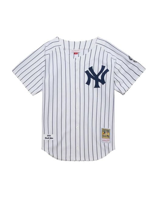 Camisa MLB Yankees 2014 Derek Jeter Mitchell & Ness de hombre de color White