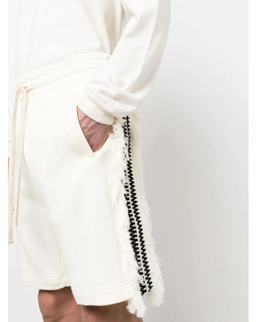 Bermudas Deshilachadas RITOS de hombre de color White