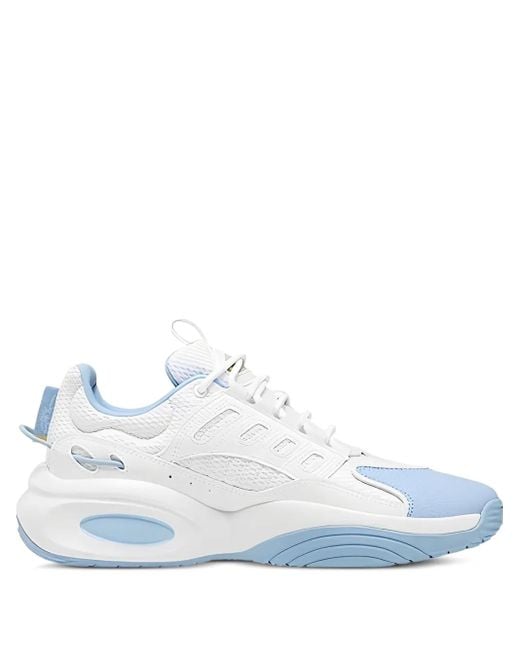 Reebok White Solution Mid Sneakers for men