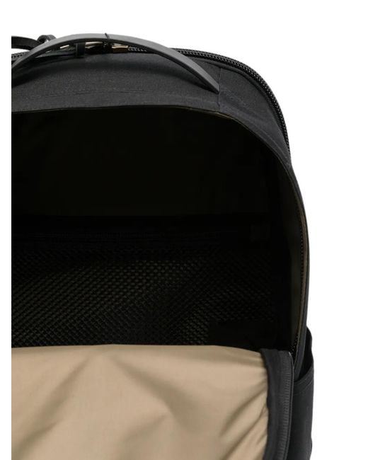 Filson Black Logo-Patch Zip Backpack for men
