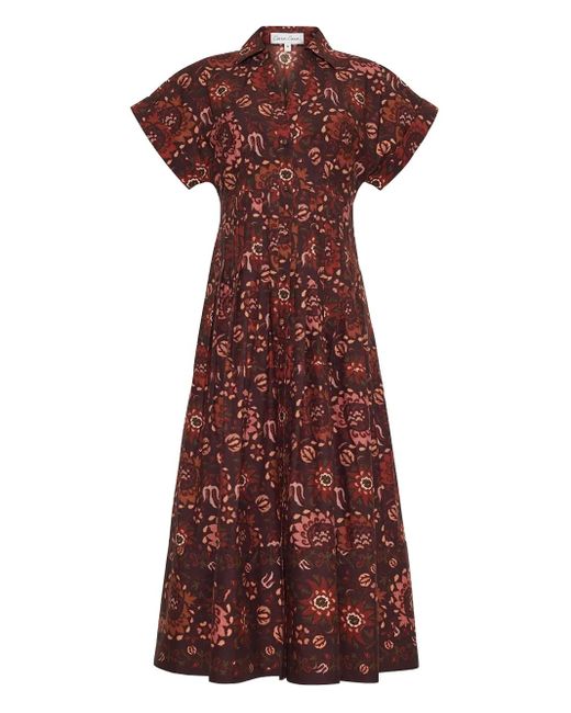 Cara Cara Red Nash Midi Dress