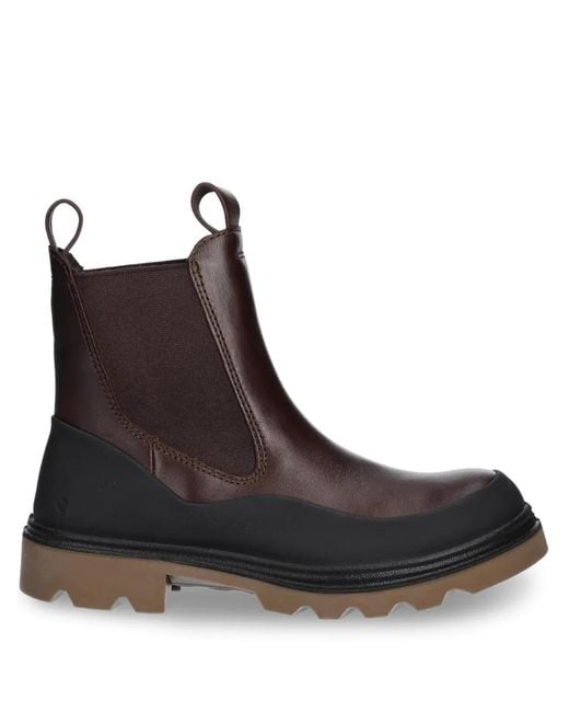 Stivaletti Grainer di Ecco in Brown
