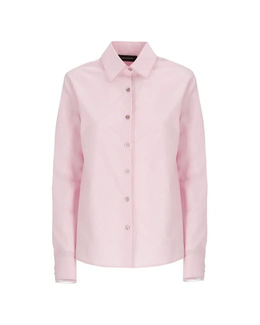 Fabiana Filippi Pink Long-Sleeved Poplin Shirt