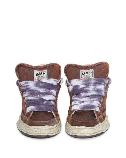 Maison Mihara Yasuhiro Brown Herbire Puffer Sneakers for men