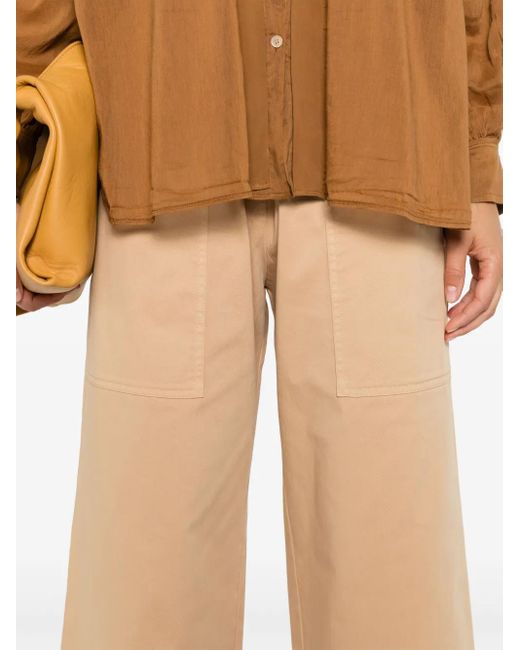 Forte Forte Natural Palazzohose Mit Elastischem Bund