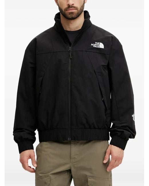 The North Face Black Nse Logo Bomber Jacket for men