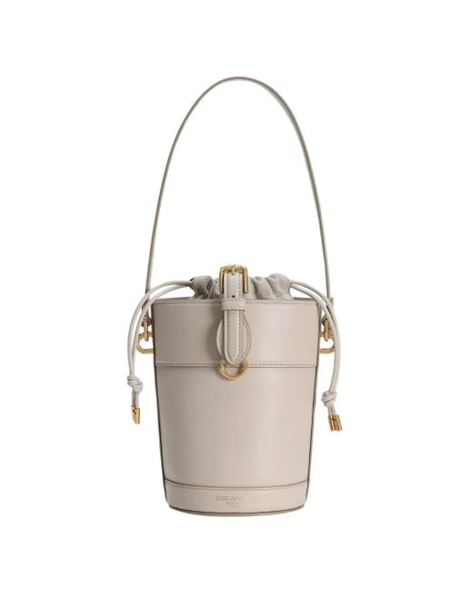 Dolce & Gabbana Bucket-Tas Met Logo in het White