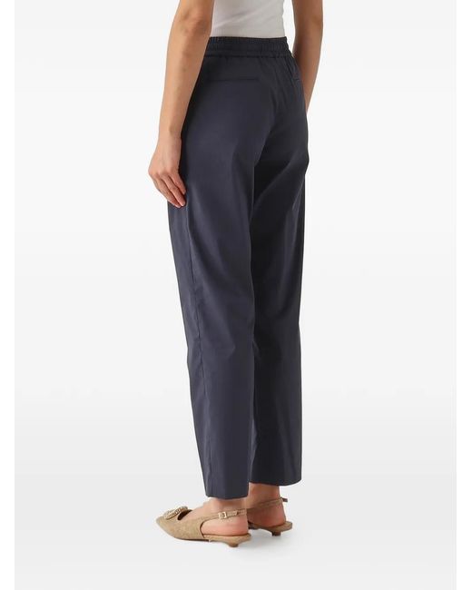 PT Torino Blue Drawstring-Waistband Trousers