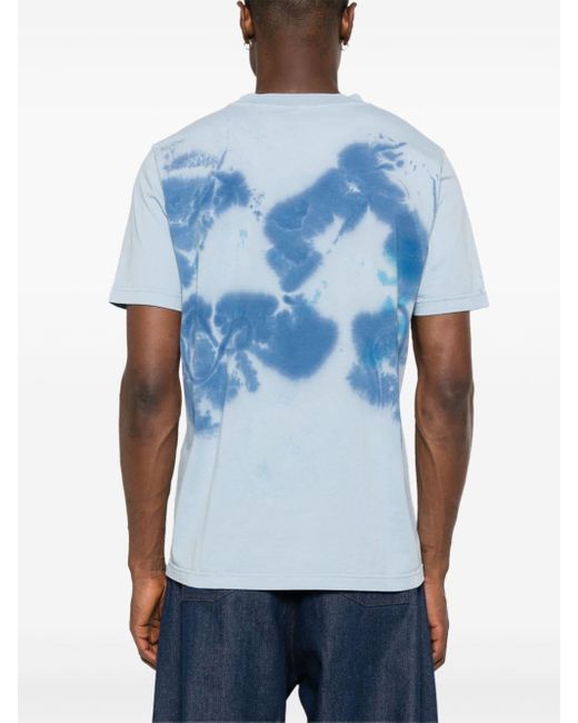 BOTTER Blue Tie Dye-print Cotton T-shirt for men