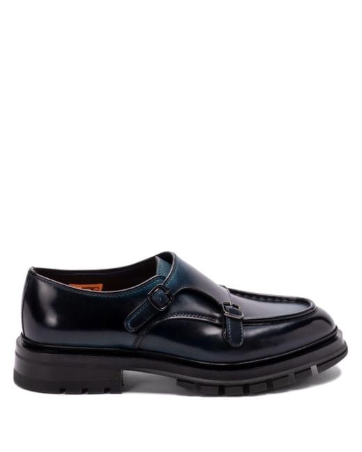 メンズ Santoni モンクストラップ シューズ Black