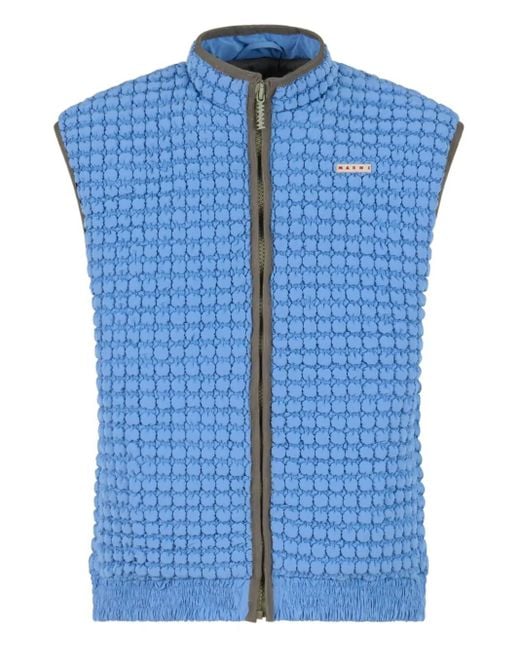 Gilet À Fermeture Zippée Marni pour homme en coloris Blue