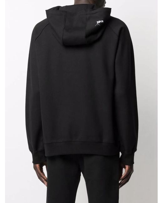 Adererror Black Logo Drawstring Hoodie