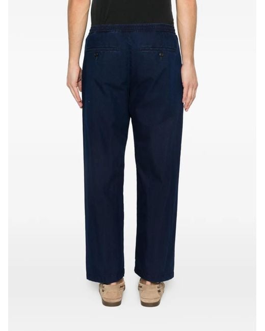 A Kind Of Guise Blue Padded Insulation Trousers for men