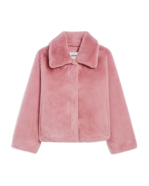 Apparis Pink Elis Collared Jacket