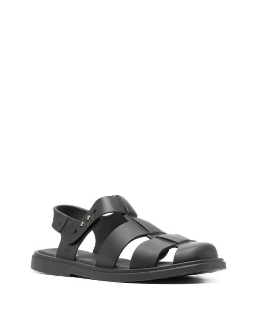 Melissa Black Emma Multiple-Straps Sandals
