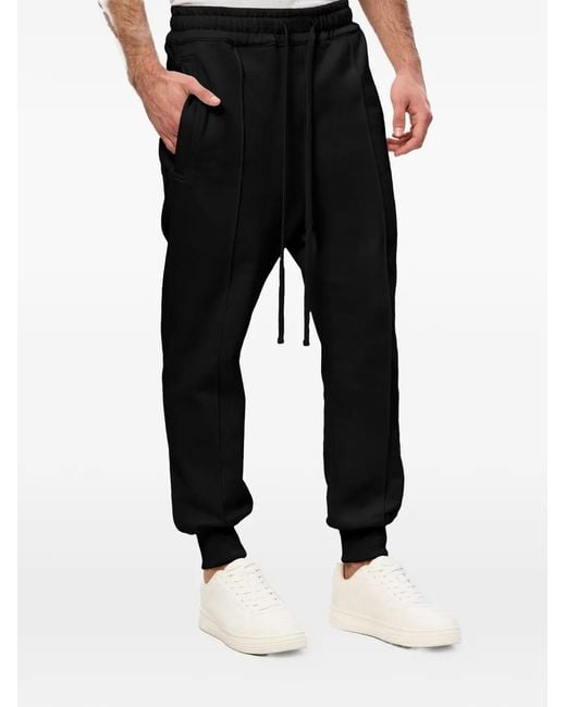 Hamza Black Crudo V2 Track Pants for men
