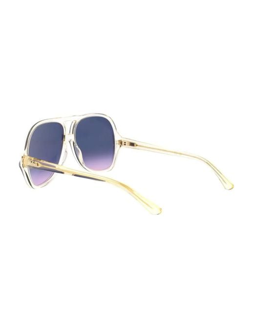 Gafas de sol oversize Chloé de color Blue