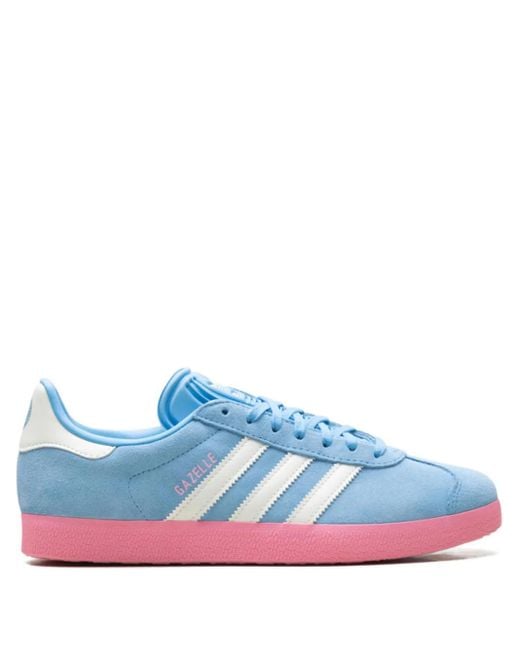Adidas Gazelle Sneakers Aus Wildleder Mit Streifen in Blue für Herren