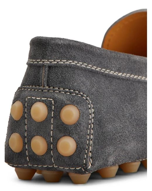 Tod's Gray Gommino Bubble Loafers for men