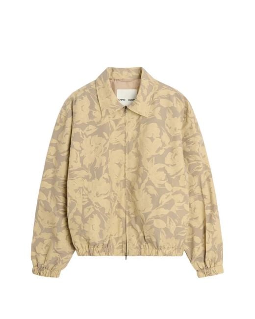 Cmmn Swdn Natural Luke Floral-Print Blouson Jacket for men