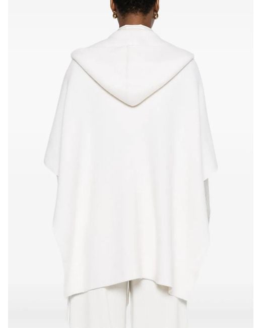 Philo-Sofie Cashmere White Fringed Jacket