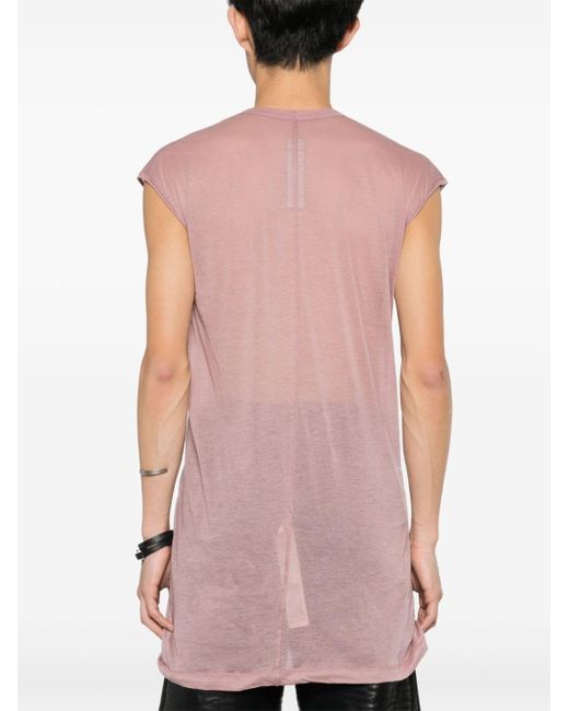Rick Owens Pink Dylan Cotton T-shirt for men