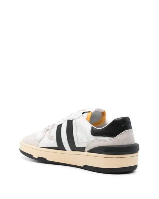 Lanvin White Clay Sneakers