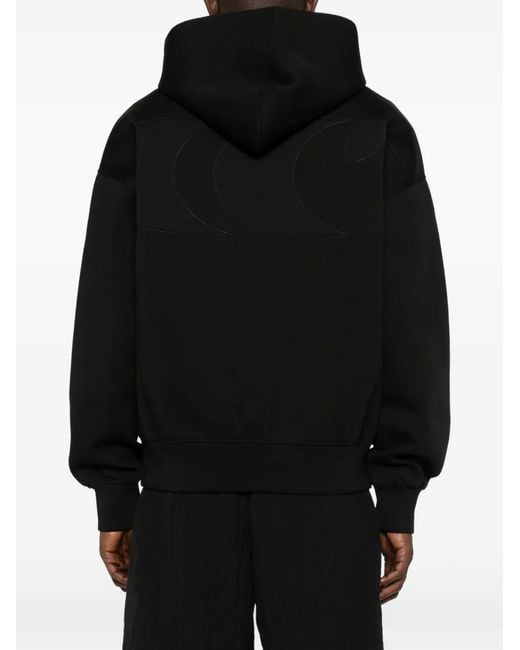 CIARAN Black Zip-Up Hoodie for men