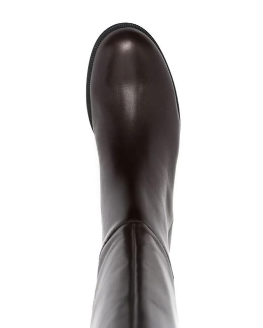 Camper Black Mil Knee-Length Boots