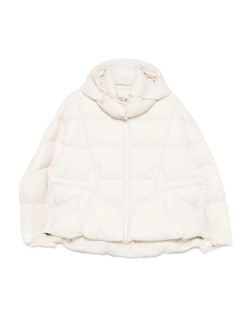 JNBY Cropped Donsjack in het White