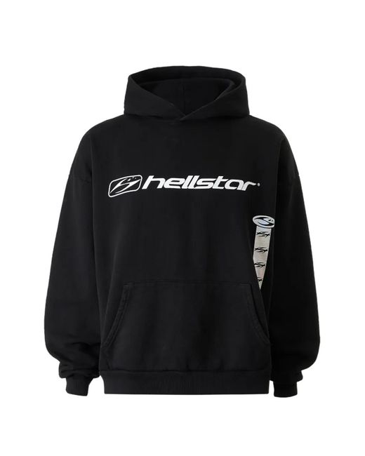 Sudadera Marathon Con Capucha Y Logo HELLSTAR de hombre de color Black