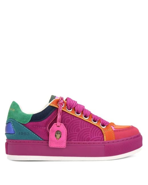 Baskets Southbank À Empiècements Kurt Geiger en coloris Pink