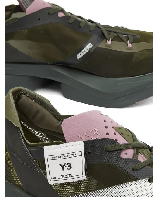 Y-3 Gray Adios Pro 3.0 Sneakers for men